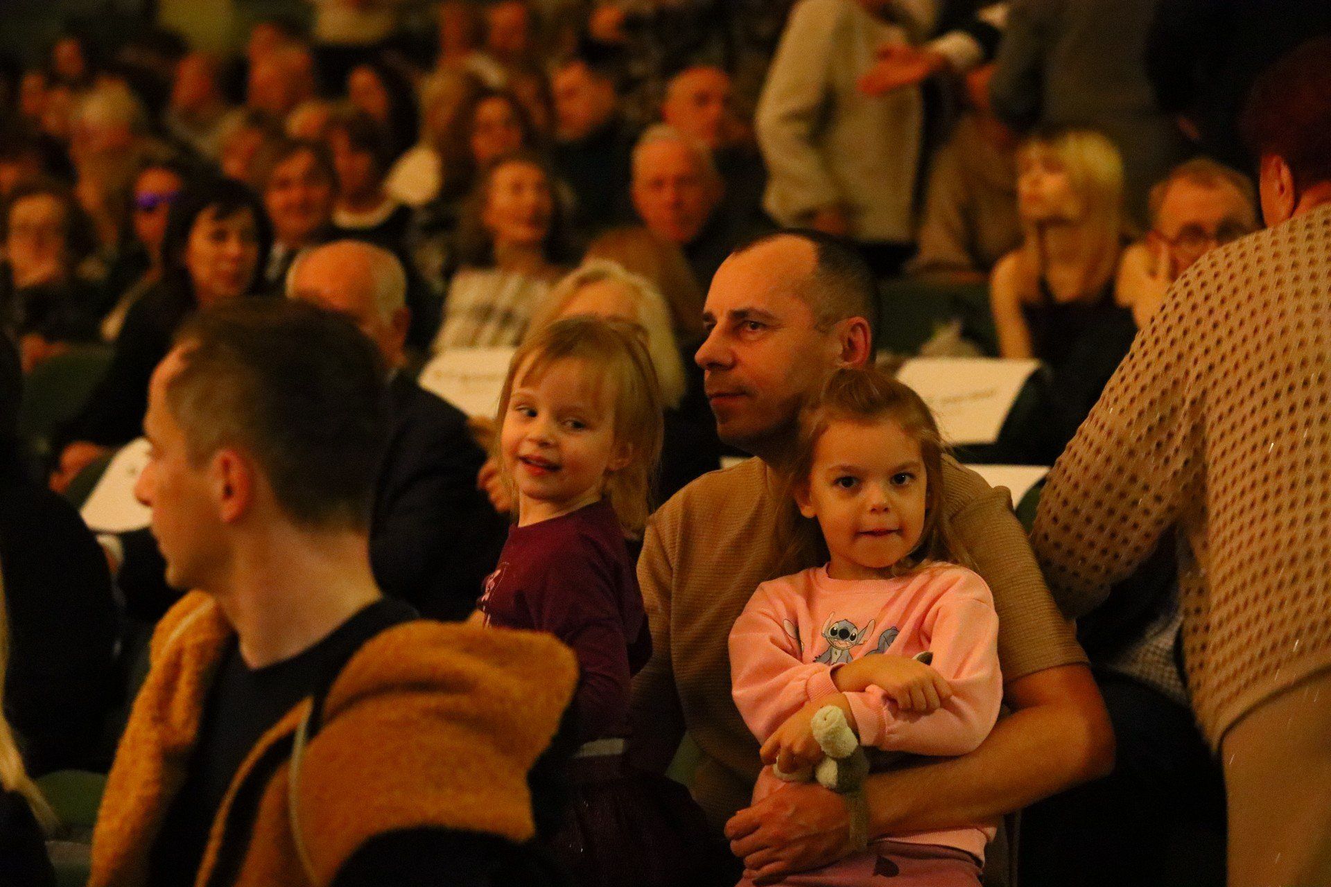 Wśród publiczności znaleźli się nawet najmłodsi