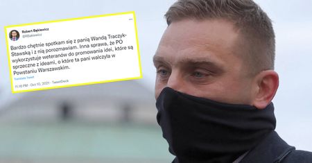 Bąkiewicz komentuje słowa uczestniczki powstania. Kontrowersyjne sugestie