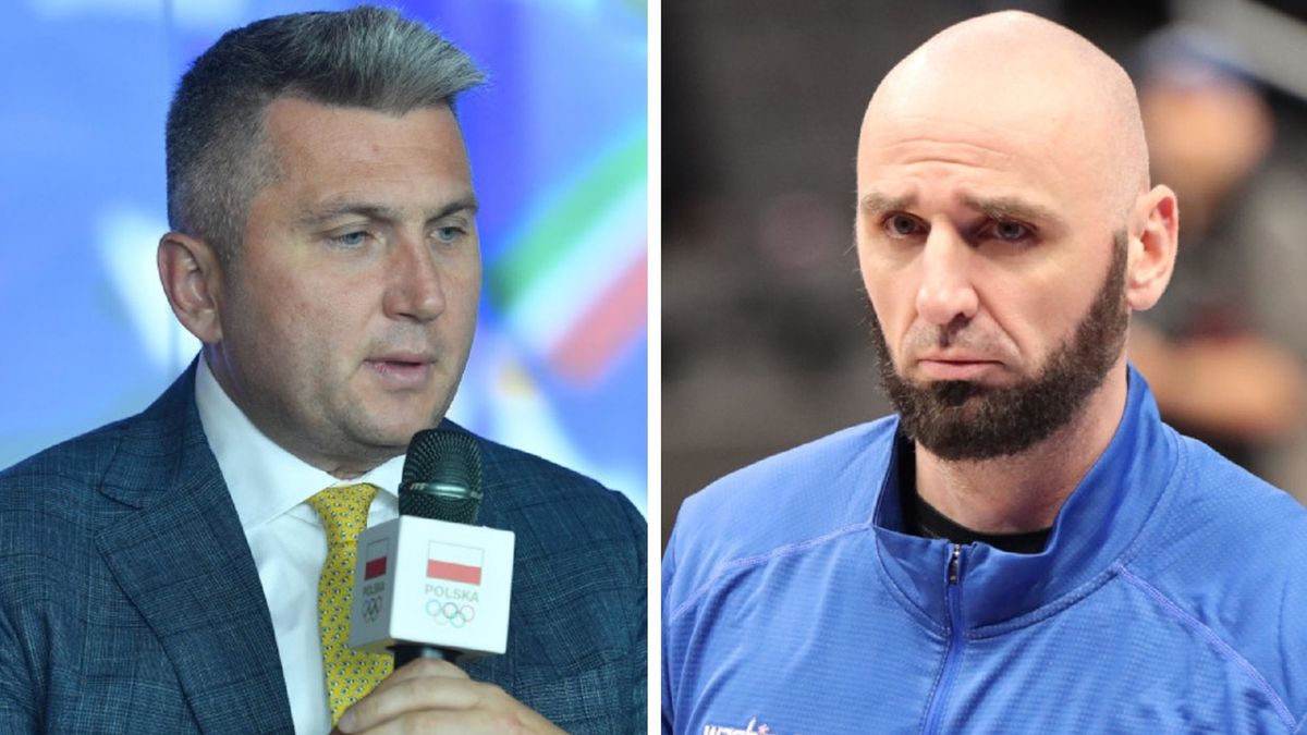 Na zdjęciu: Radosław Piesiewicz i Marcin Gortat