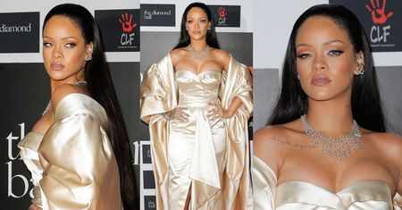Rihanna w odważnej kreacji na "Diamentowym Balu"! (ZDJĘCIA)