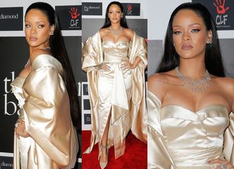 Rihanna w odważnej kreacji na "Diamentowym Balu"! (ZDJĘCIA)