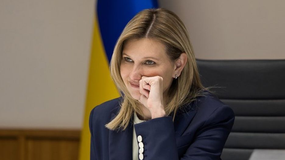 Ołena Zełenska połączyła się z pierwszymi damami Francji i Litwy 