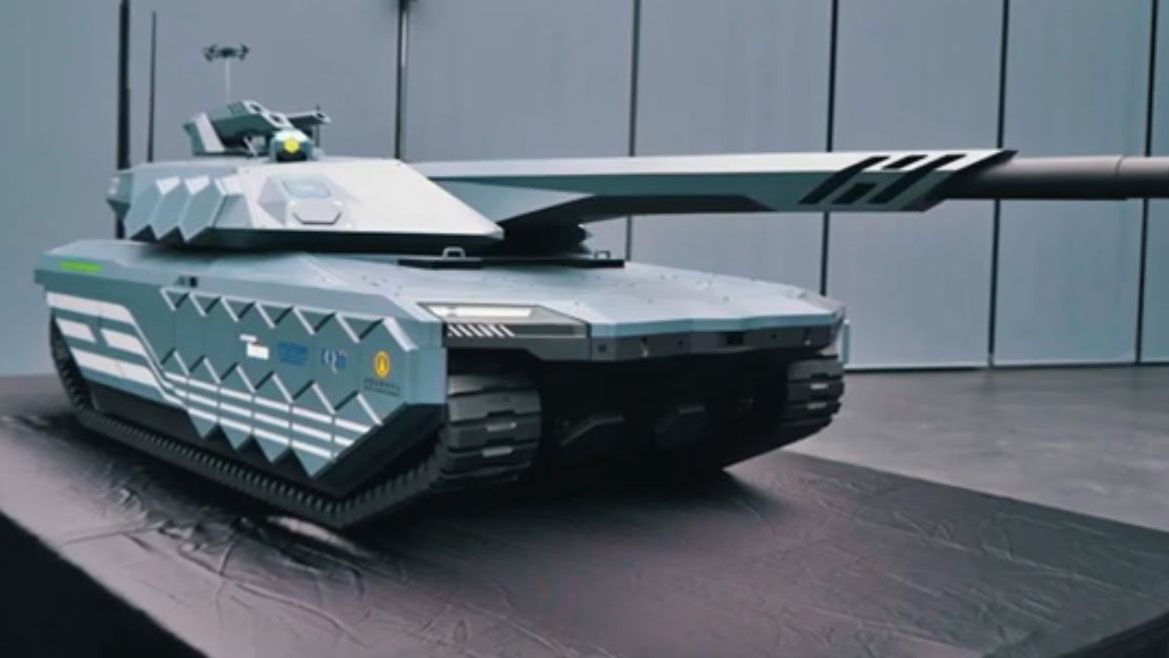 Model południowokoreańskiego czołgu przyszłości K3