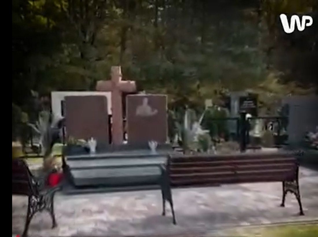 Grób Krzysztofa Krawczyka w Grotnikach