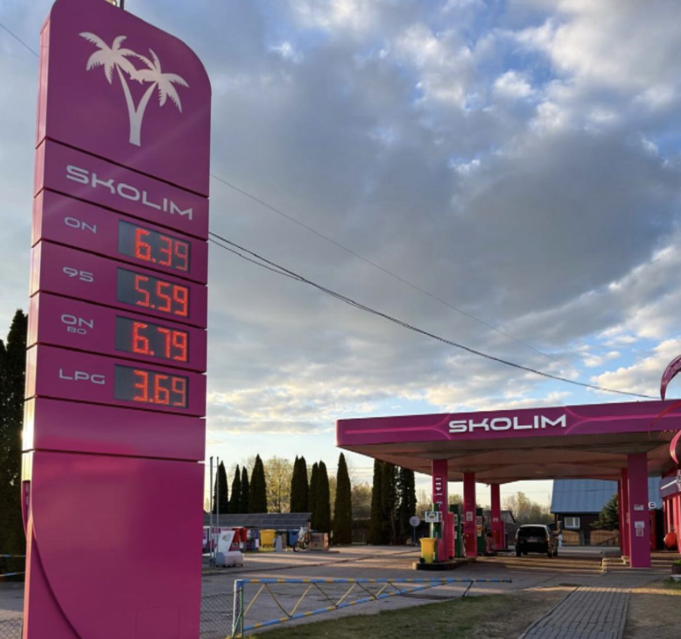 STacja paliw Skolima w Czeremsze