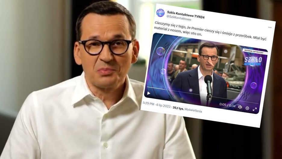 "Szkło kontaktowe" zakpiło z premiera Morawieckiego