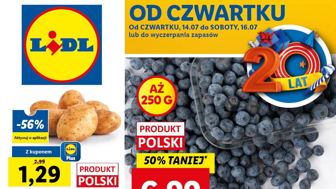 Lidl gazetka od czwartku 14 lipca [14.07 22]