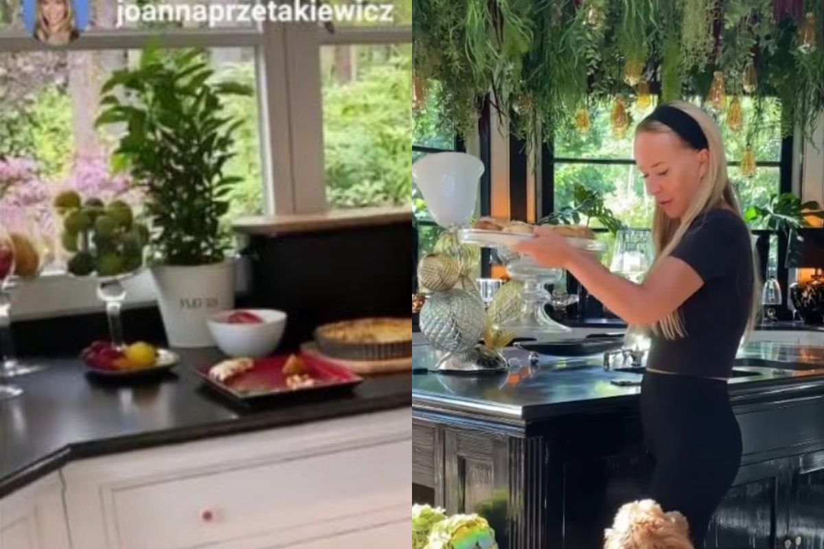 Joanna Przetakiewicz w kuchni