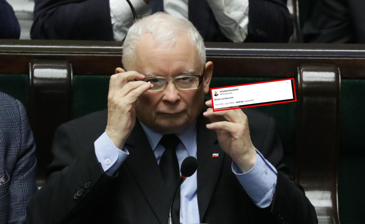 Jarosław Kaczyński ma konto na X. "Wzruszyłem się"