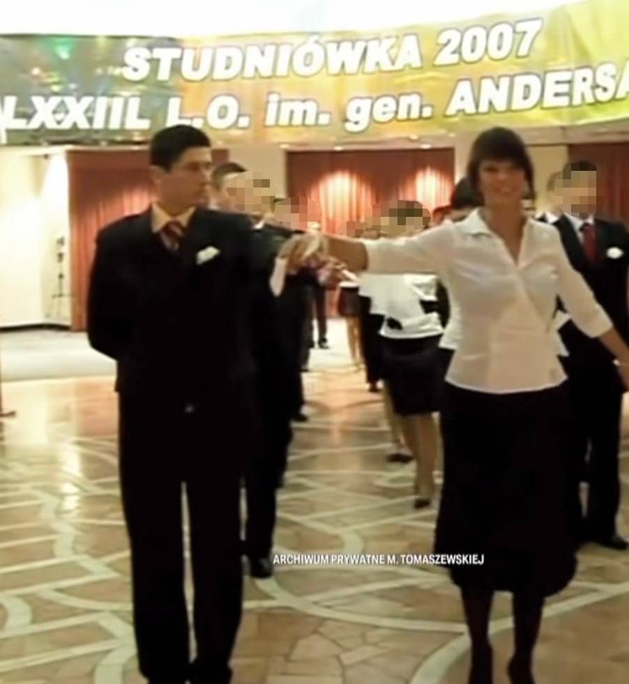 Robert Lewandowski i Małgorzata Tomaszewska podczas studniówki 