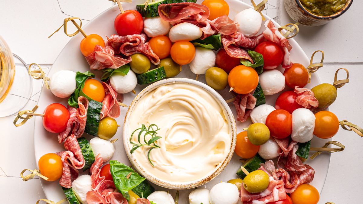 Koreczki jak sałatka - włoskie klimaty, proste wykonanie