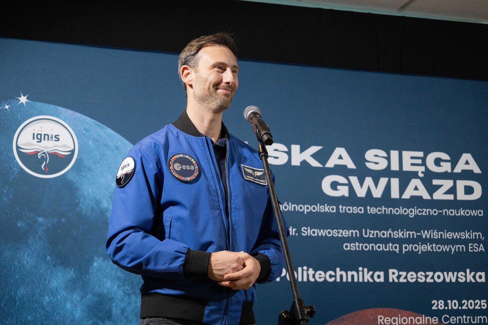 Sławosz Uznański-Wiśniewski odwiedził Rzeszów