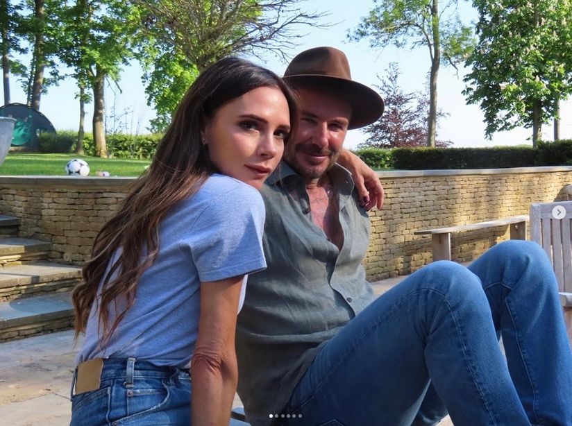 Victoria i David Beckhamowie