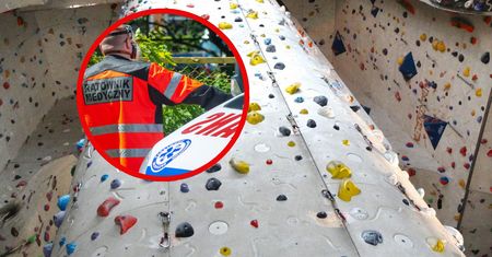Tragiczny wypadek na ściance wspinaczkowej. Nie żyje 55-latek