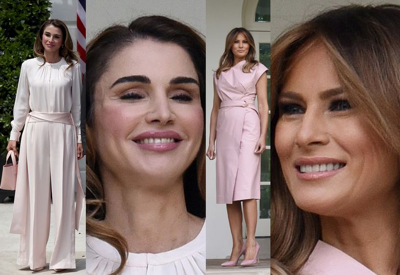 Królowa Rania i Melania Trump