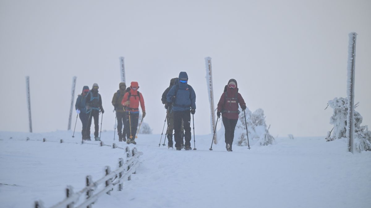 Trudne warunki w Karkonoszach; zdj. ilustracyjne