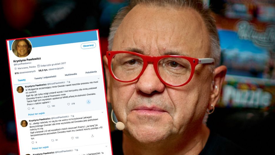 Jerzy Owsiak pokazał, co pisze o nim Krystyna Pawłowicz