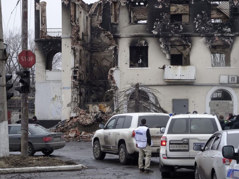 OBWE ocenia zniszczenia po starciach w Debalcewie