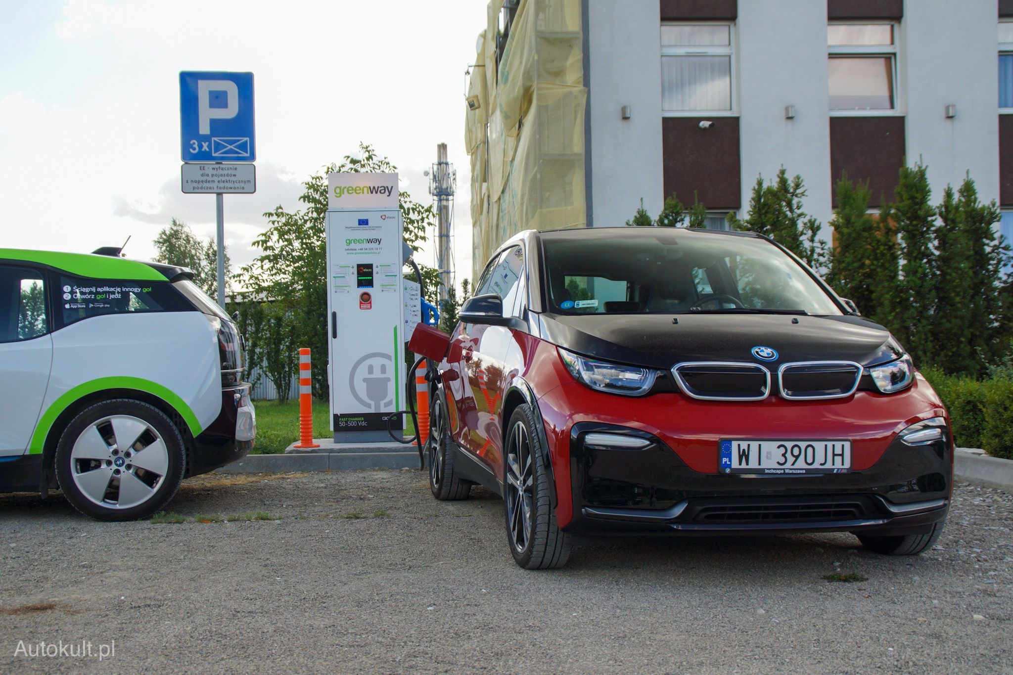 Na stację w Kraśniku dojechała do nas ekipa jadąca BMW i3