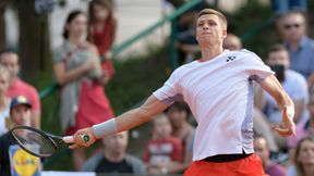 ATP Eastbourne: Hubert Hurkacz pokonał Marco Cecchinato. Pierwszy wygrany mecz Polaka na trawie w głównym cyklu