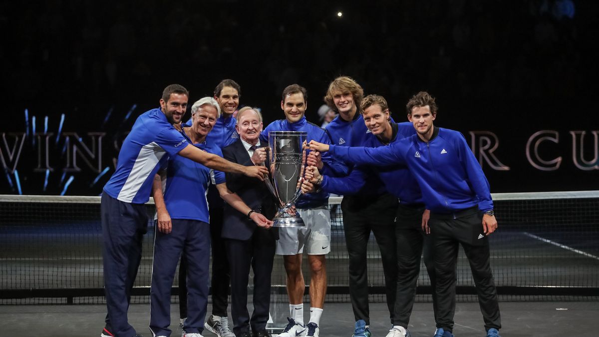 Tenisiści z Europy cieszą się ze zwycięstwa w Pucharze Lavera 2017