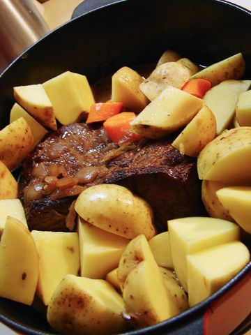 Szybko Pieczona łopatka z wołowiny nowozelandzkiej (mięso i tłuszcz)