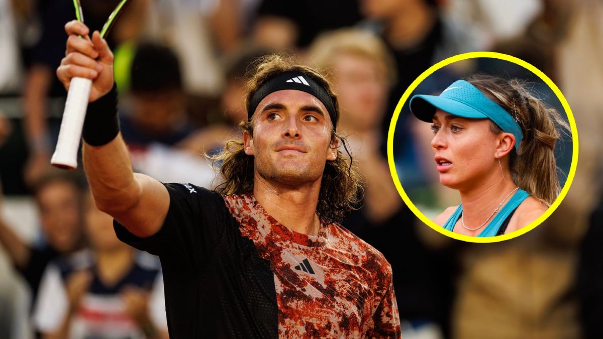 Zdjęcie okładkowe artykułu: Materiały prasowe / WP SportoweFakty / Na dużym zdjęciu: Stefanos Tsitsipas (Frey/TPN/Getty Images), w kółeczku: Paula Badosa (Robert Prange/Getty Images)