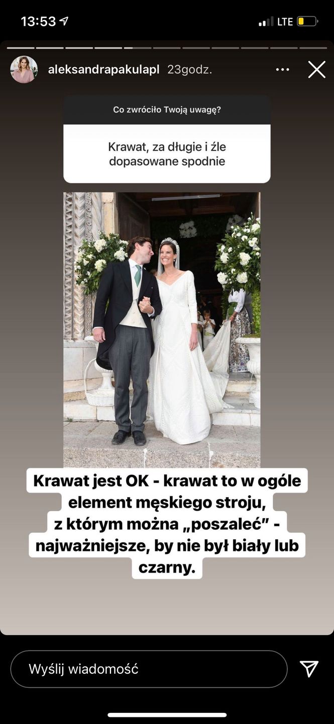 Aleksandra Pakuła ocenia strój Ralpha Worthingtona