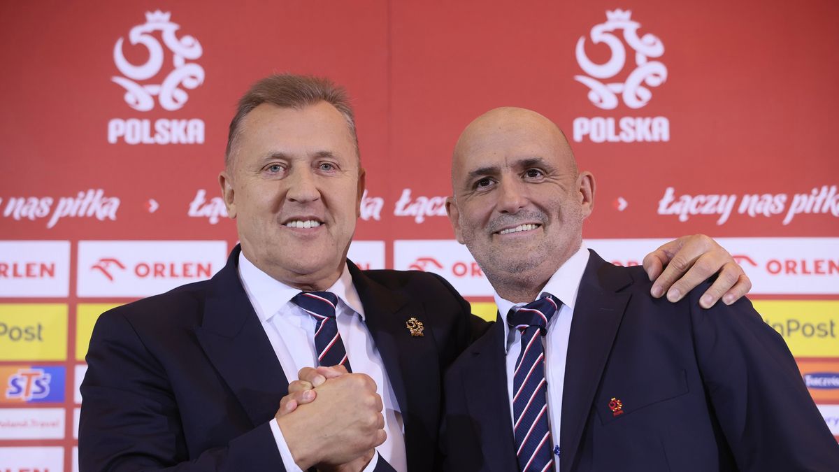 PAP / Leszek Szymański / Na zdjęciu: Cezary Kulesza i Michał Probierz.