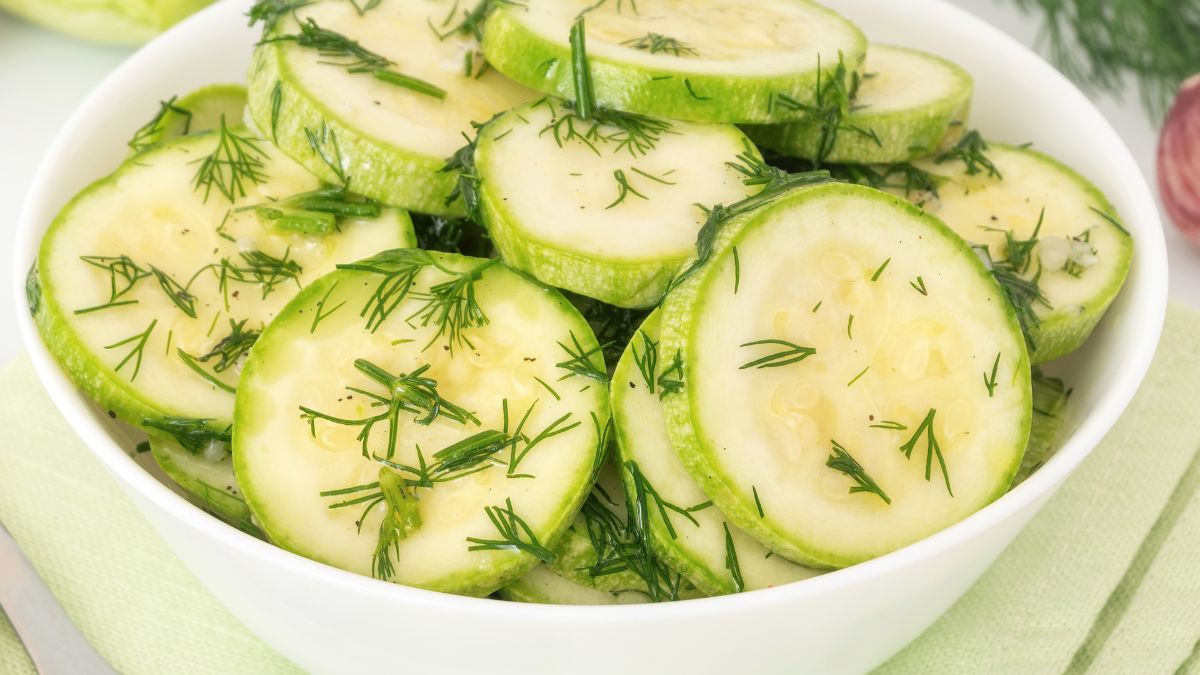 Ogórki zastąp cukinią