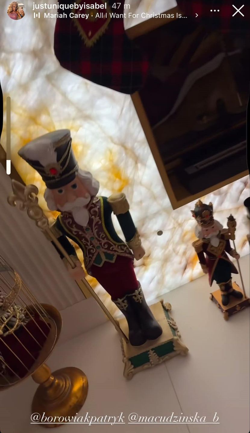 Izabela Macudzińska przystroiła dom na święta
