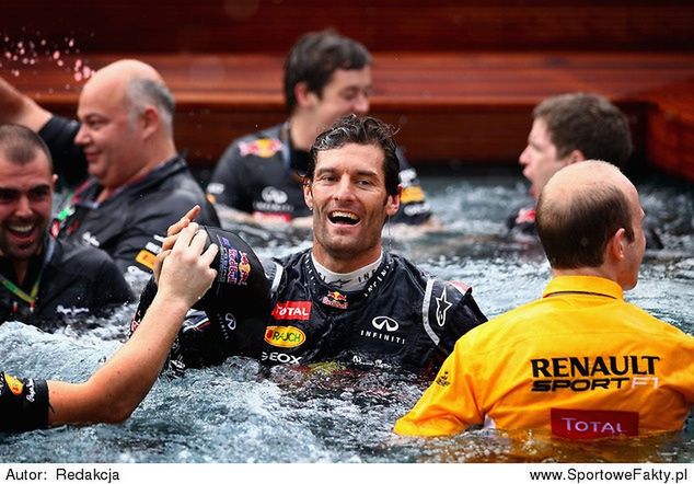 Mark Webber po zwycięstwie w Monako