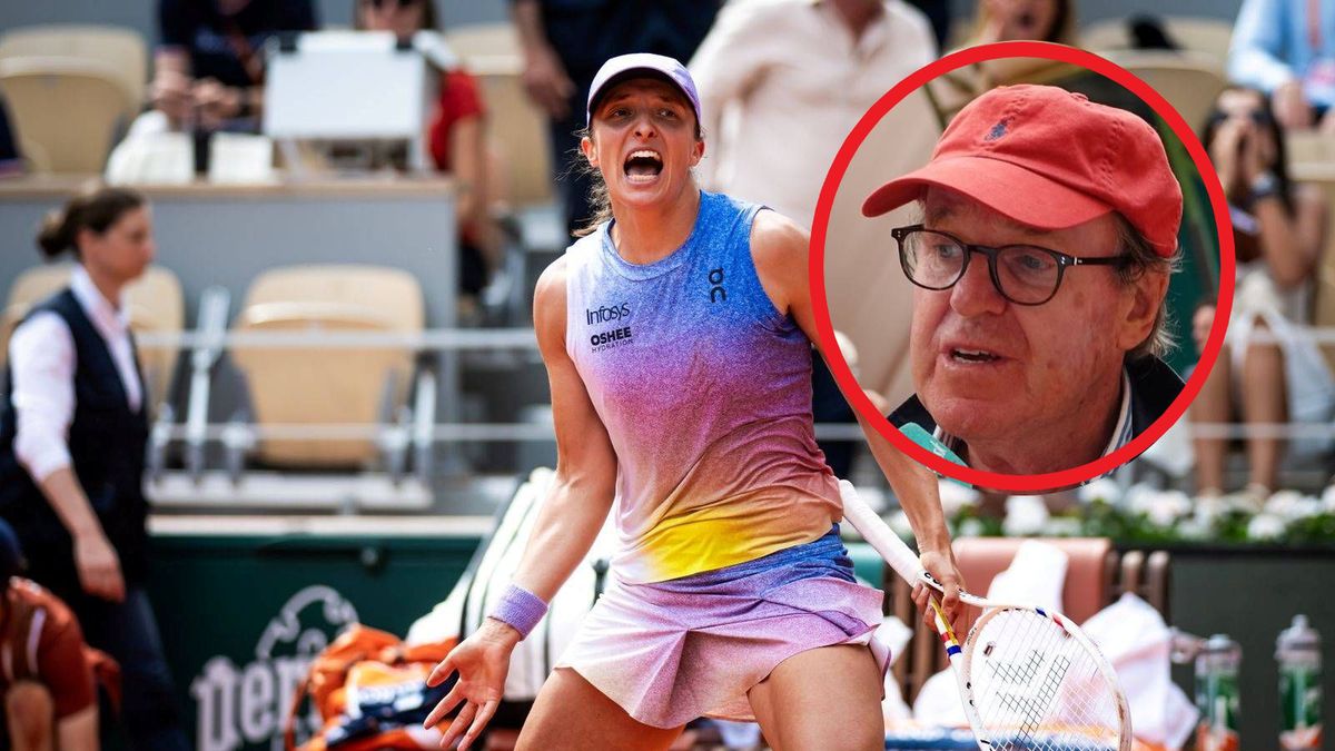 Getty Images / Robert Prange/ LOTOS PZT Polish Tour / Na dużym zdjęciu Iga Świątek, na małym Wojciech Fibak