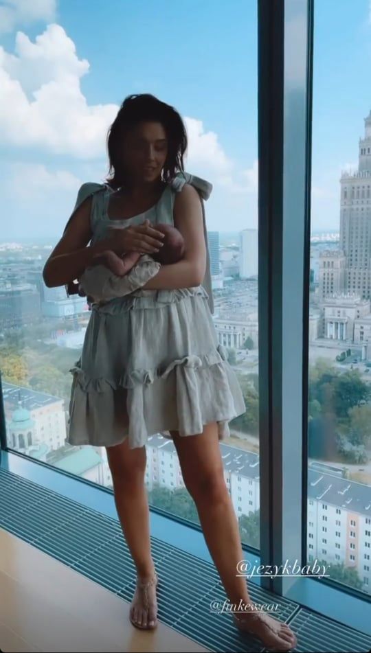 Klaudia Halejcio pokazała córkę