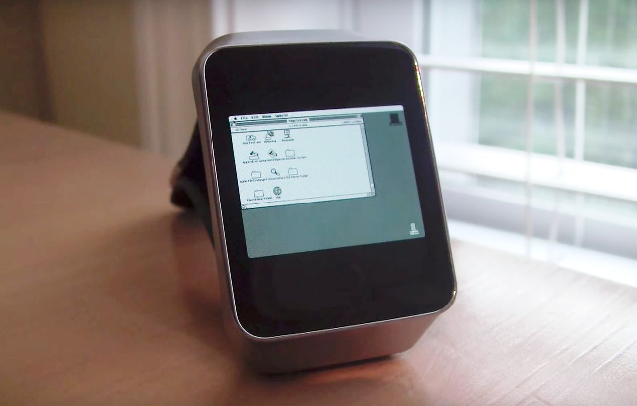 Bo można: Macintosh II na Android Wear, Apple Watch z przeglądarką