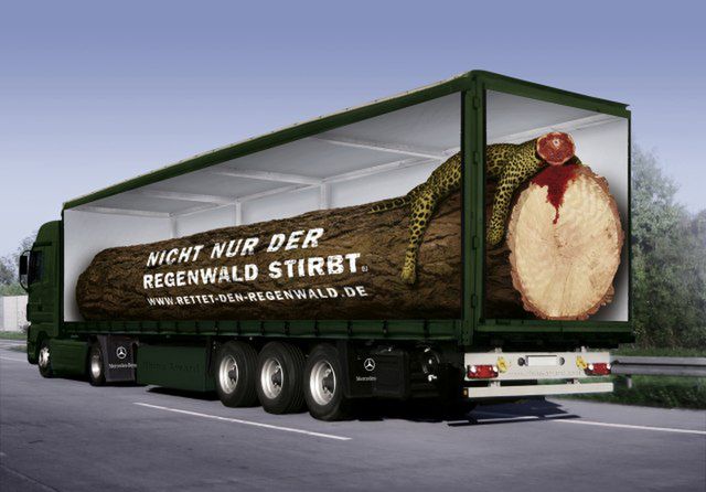 15 gigantycznych reklam na ciężarówkach - Photoshop vs. rzeczywistość 27