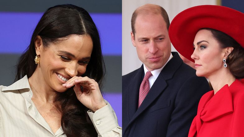 Osoba z otoczenia Meghan i Harry'ego DRWI z wpadki Kate: "Ona NIGDY nie palnęłaby takiej gafy". Fotograf już wytknął im hipokryzję (FOTO)