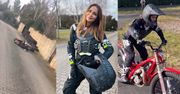 Ewelina Lisowska MIAŁA WYPADEK na motocyklu! Wszystko zarejestrowały kamery (WIDEO)