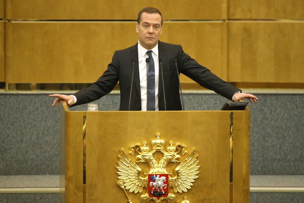 "Reason to declare war? Medvedev threatens again"