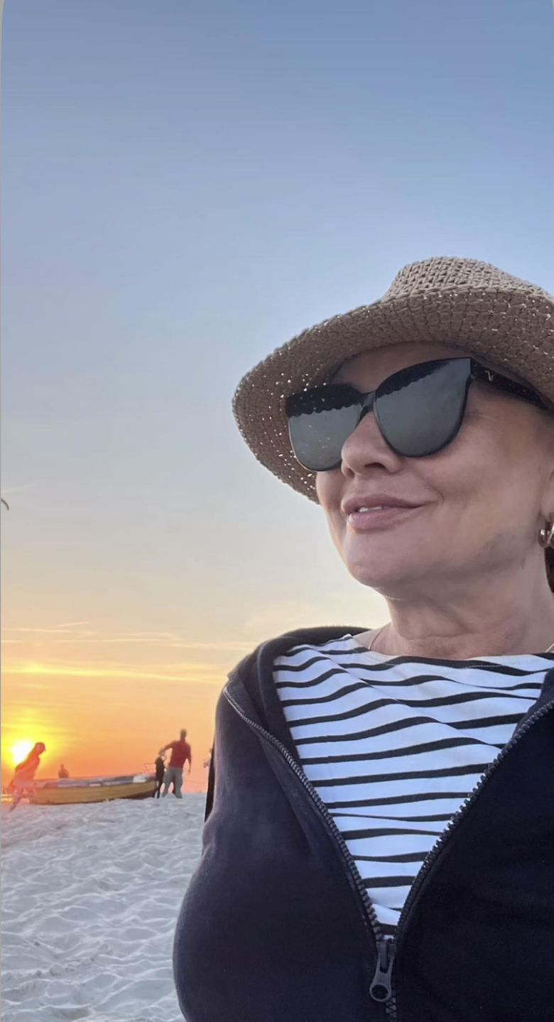 Małgorzata Ostrowska-Królikowska zacieśnia więzy z wnukiem na wczasach