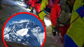 To nie jest fotomontaż. Szerpa pokazał, co się dzieje na Mount Everest
