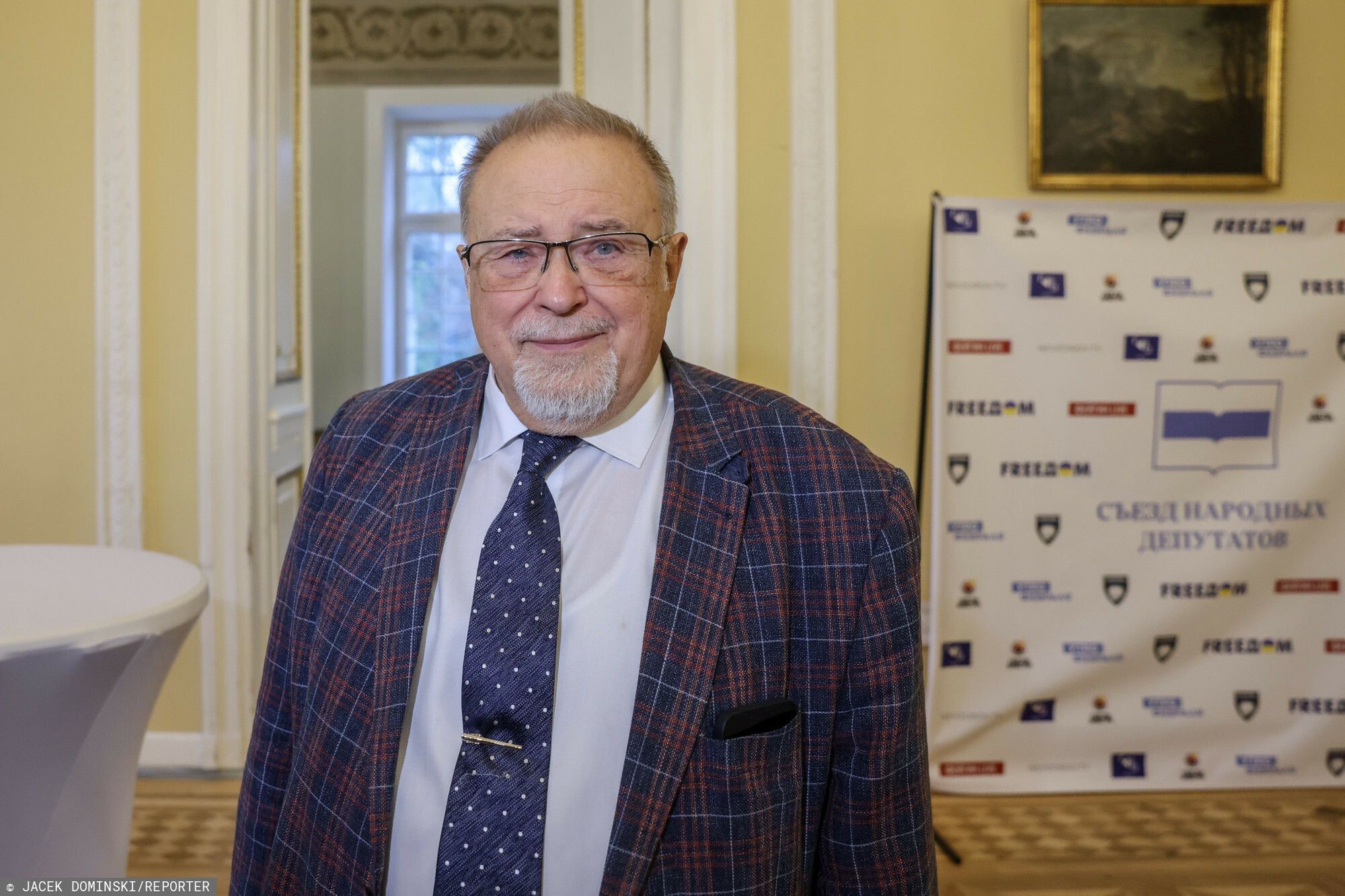 Rosyjski opozycjonista prof. Władimir Ponomariow. Po rosyjskiej inwazji na Ukrainę zmuszono go do opuszczenia Rosji. Mieszka w Polsce