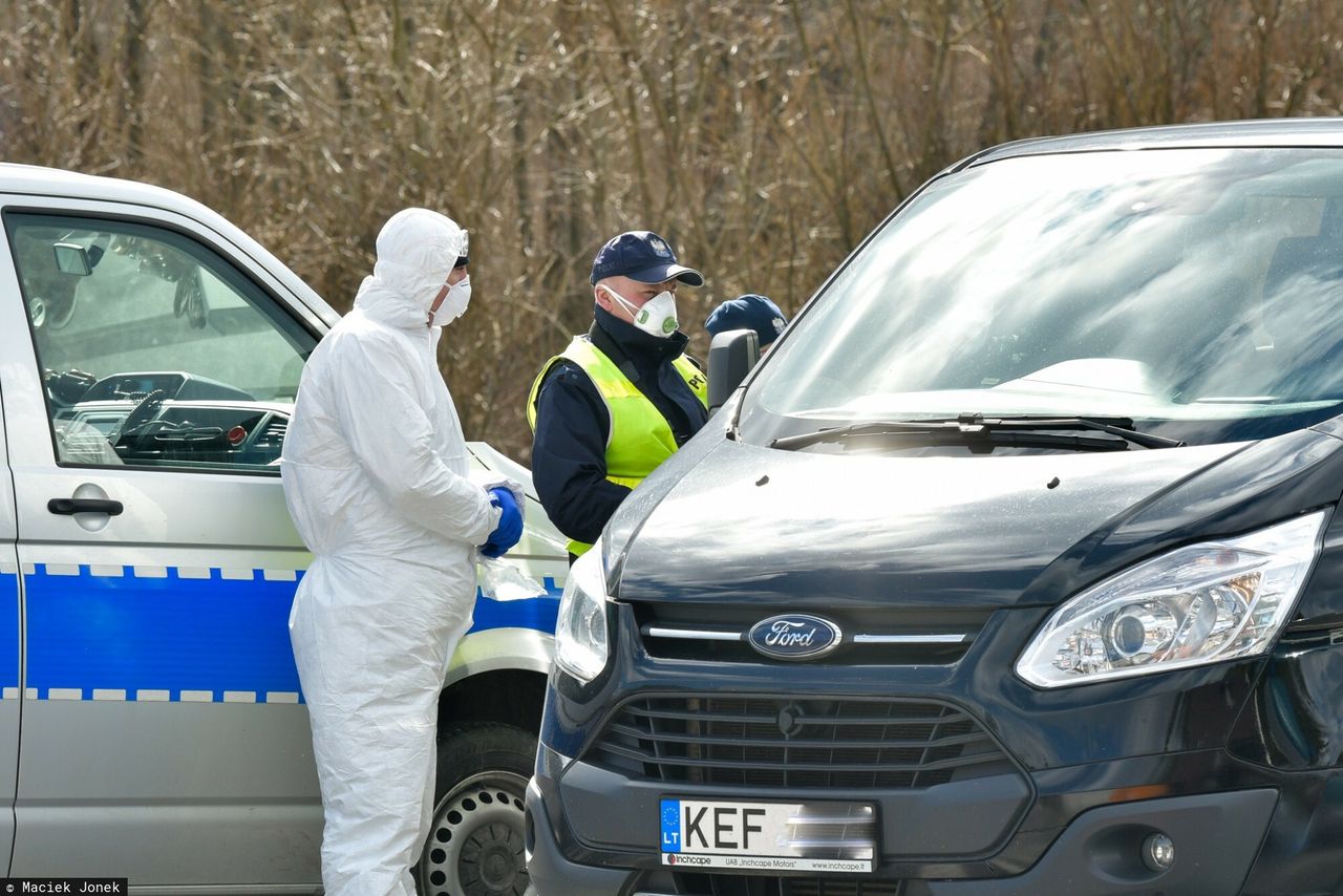 Koronawirus. Na granicy polsko-słowackiej od dawna trwają kontrole sanitarne