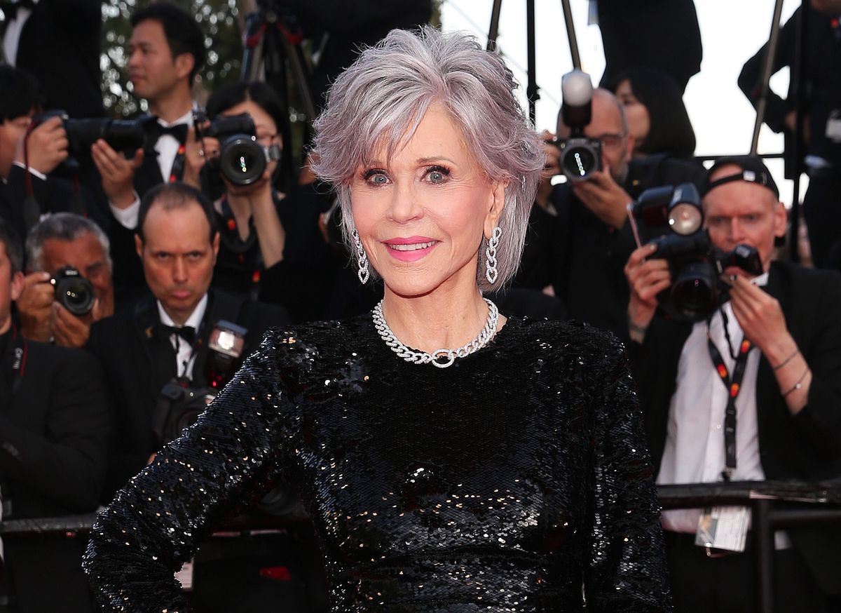 Jane Fonda na ceremonii zamknięcia w Cannes