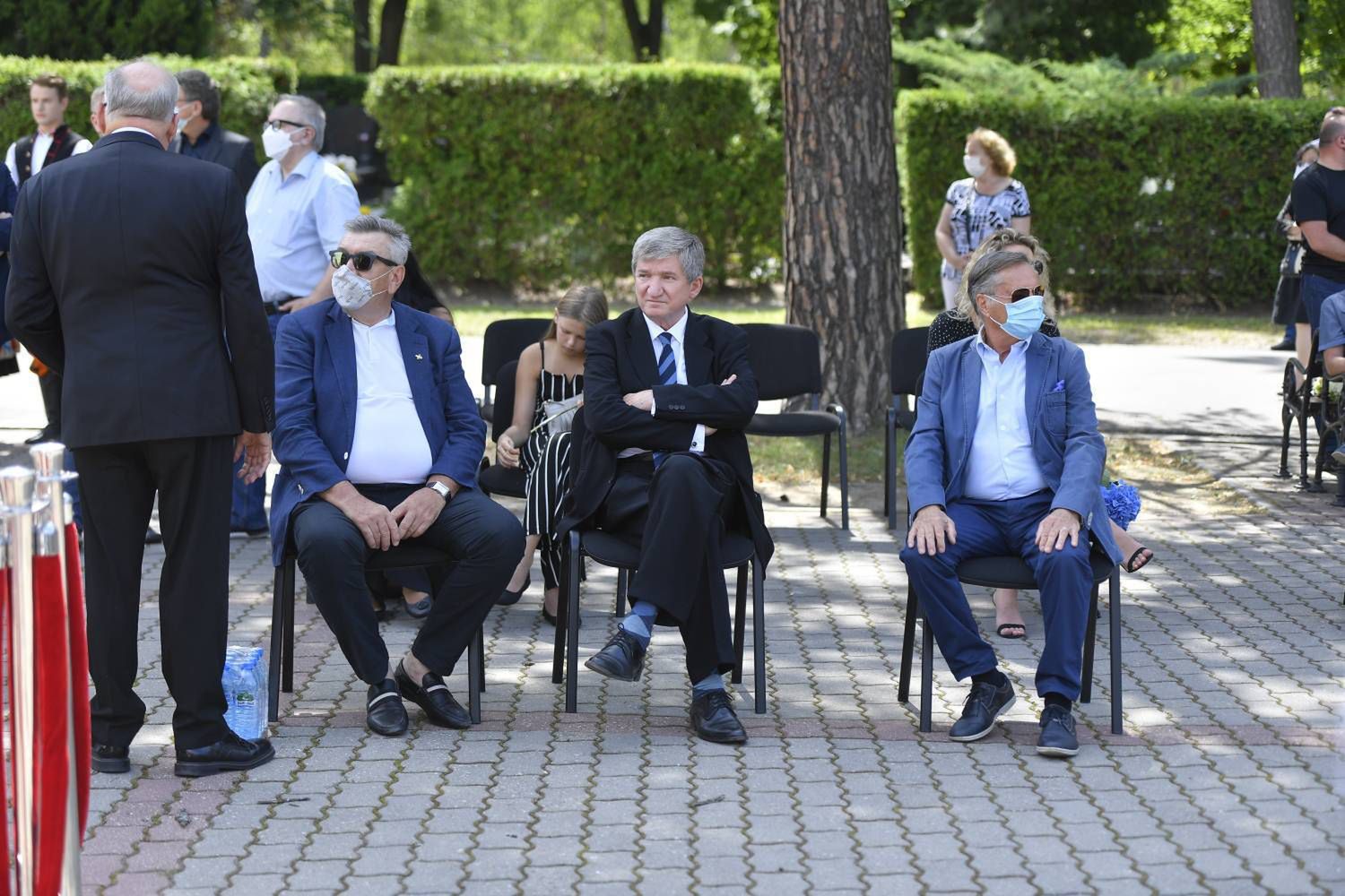 Jerzy Wenderlich, Stefan Friedmann - Pogrzeb Andrzeja Strzeleckiego