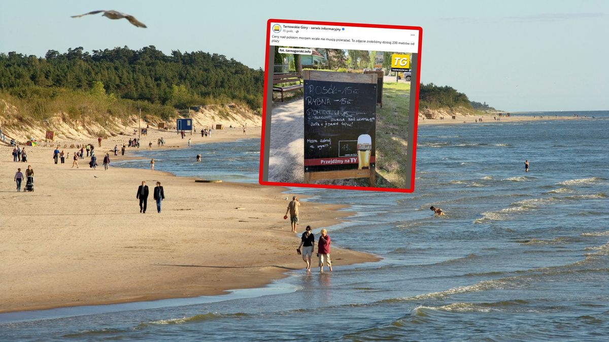 Takie ceny obowiązują nad Bałtykiem.