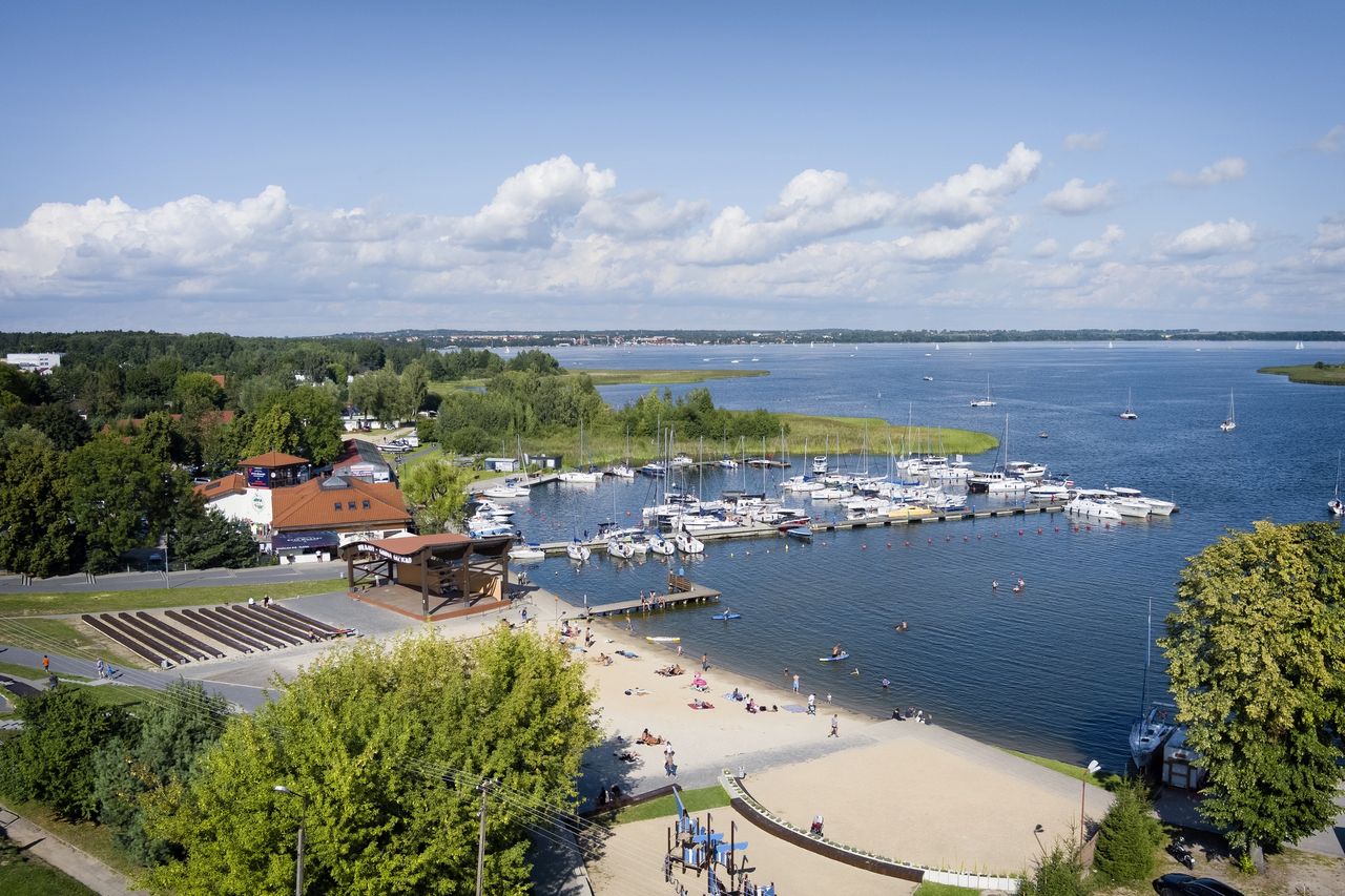 Mazury w lipcu. Woda ciepła prawie jak powietrze