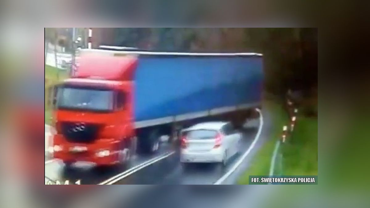 Wypadek wyglądał niezwykle groźnie