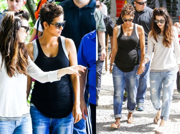 Halle Berry pokazuje brzuszek! (ZDJĘCIA)