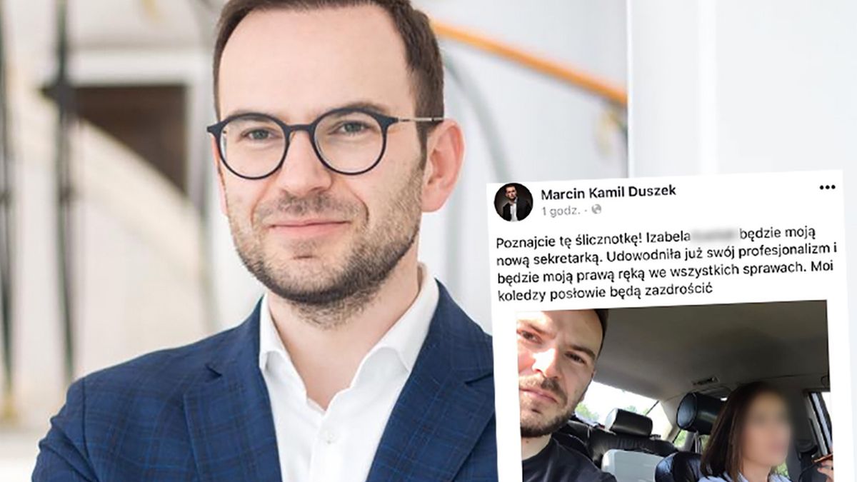 Poseł PiS Marcin Kamil Duszek zamieścił kontrowersyjne fotografie. Twierdzi, że hakerzy włamali się na jego konto